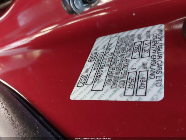 2000 JAGUAR S-TYPE SAJDA01D1YGL57692 Photo 8