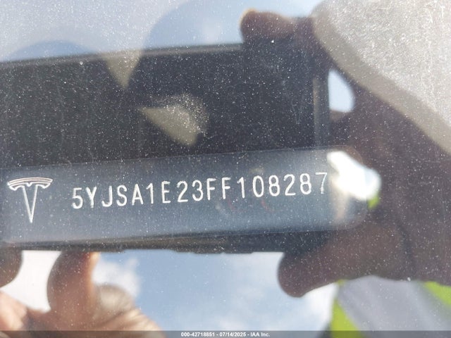 2015 TESLA MODEL S 5YJSA1E23FF108287 Photo 8