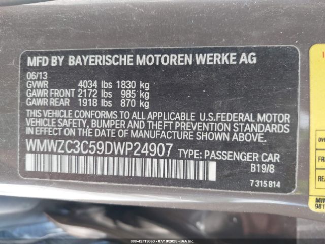 2013 MINI COUNTRYMAN WMWZC3C59DWP24907 Photo 8