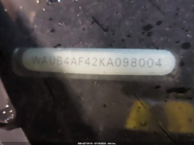 2019 AUDI S4 WAUB4AF42KA098004 Photo 8