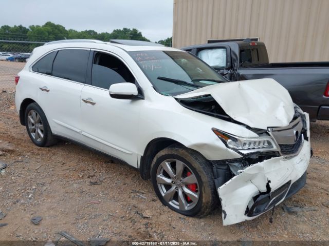 2014 Acura Mdx Advance Pkg W/entertainment Pkg მანქანა იყიდება აუქციონზე, vin: 5FRYD4H84EB043093, აუქციონის ნომერი: 42719168