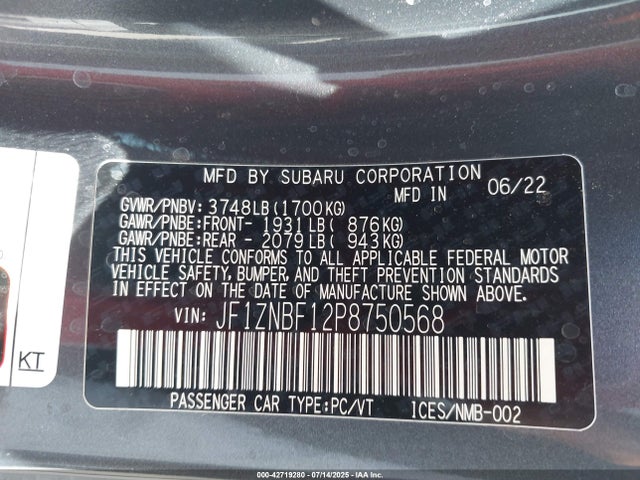 Toyota na 2023 JF1ZNBF12P8750568 Image 9