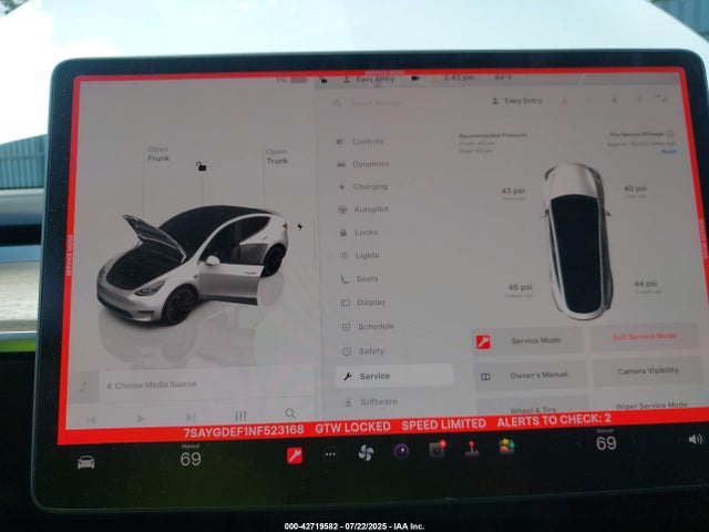 2022 TESLA MODEL Y 7SAYGDEF1NF523168 Photo 6