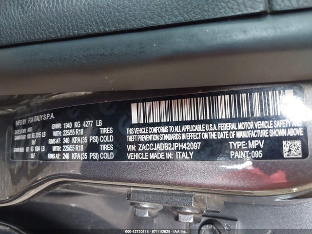 ZACCJADB2JPH42097 Jeep Renegade