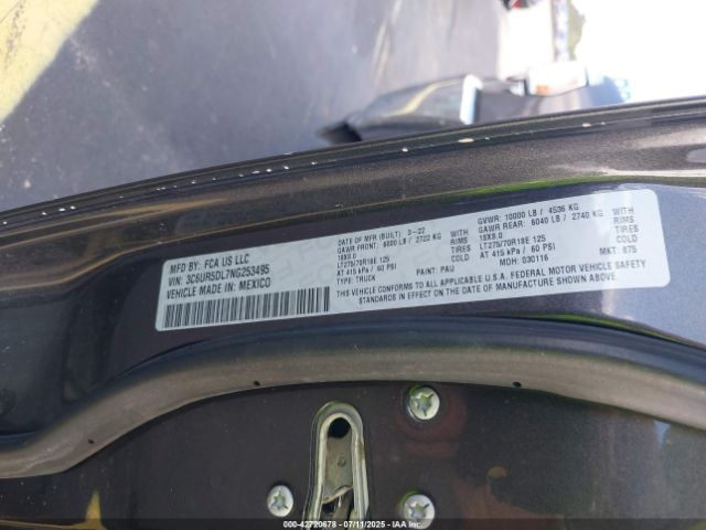 2022 RAM 2500 3C6UR5DL7NG253495 Photo 8
