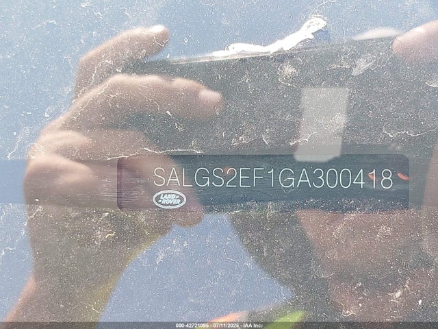 Land Rover s/c lev2 ulev 2016 SALGS2EF1GA300418 Image 9