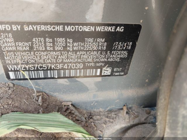 2019 MINI COUNTRYMAN WMZYS7C57K3F47039 Photo 8