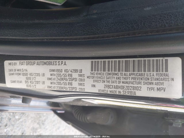 ZFBCFABH0EZ028102 Fiat 330a1047
