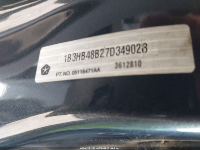 2007 DODGE CALIBER 1B3HB48B27D349028 Photo 8