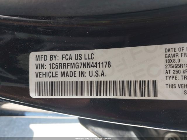 2022 RAM 1500 1C6RRFMG7NN441178 Photo 8