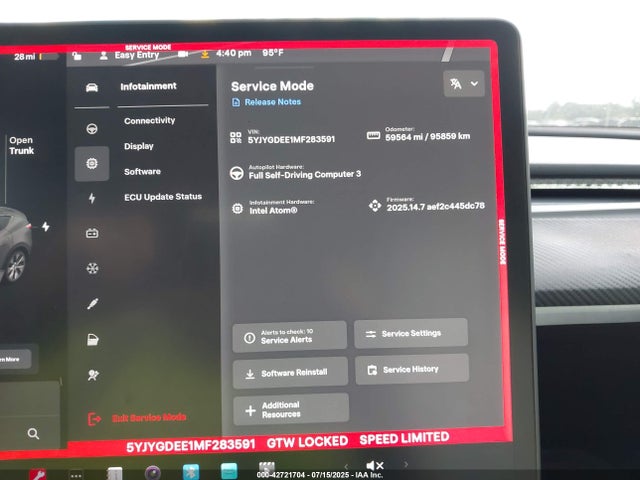 2021 TESLA MODEL Y 5YJYGDEE1MF283591 Photo 6