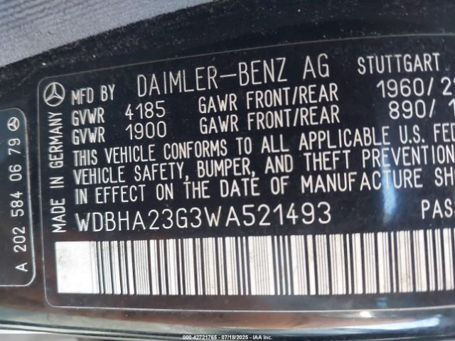 1998 MERCEDES-BENZ C 230 WDBHA23G3WA521493 Photo 8