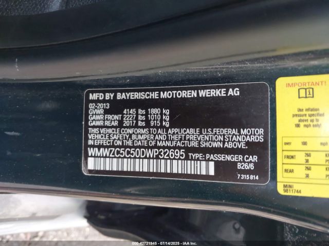 2013 MINI COUNTRYMAN WMWZC5C50DWP32695 Photo 8
