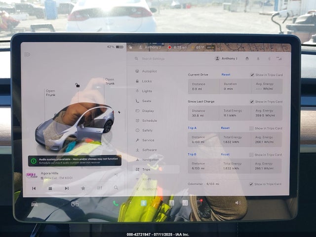 2025 TESLA MODEL Y 7SAYGDED4SF320589 Photo 6