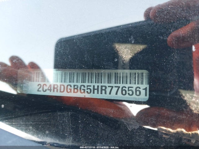 2C4RDGBG5HR776561 Dodge 2017