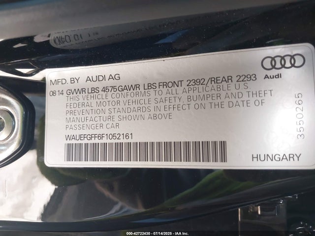 2015 AUDI A3 WAUEFGFF6F1052161 Photo 8