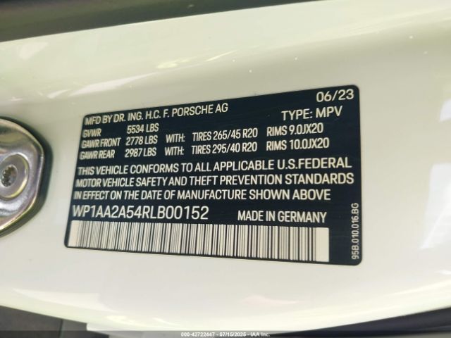 2024 PORSCHE MACAN WP1AA2A54RLB00152 Photo 8