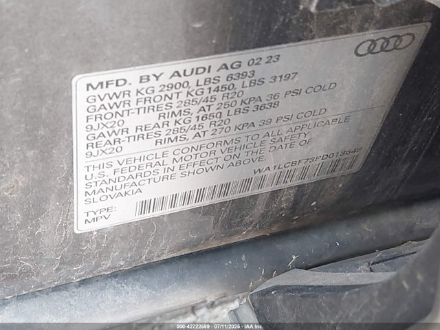 2023 AUDI Q7 WA1LCBF73PD013648 Photo 8