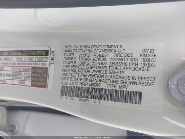 2023 ACURA RDX 5J8TC1H51PL006992 Photo 8