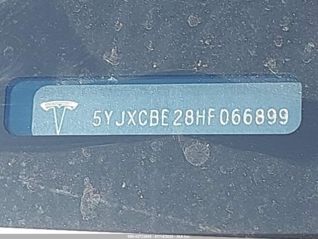 2017 TESLA MODEL X 5YJXCBE28HF066899 Photo 8