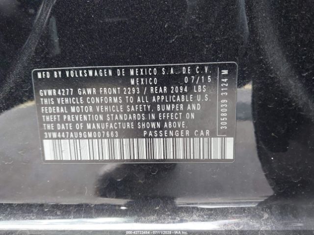 2016 VOLKSWAGEN GOLF GTI 3VW447AU9GM007663 Photo 8