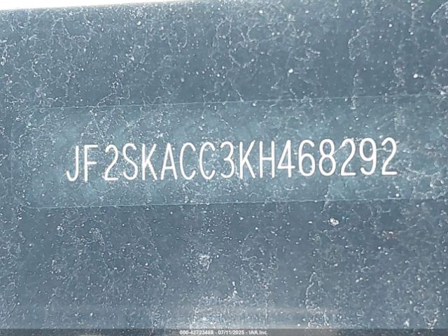 2019 SUBARU FORESTER JF2SKACC3KH468292 Photo 8