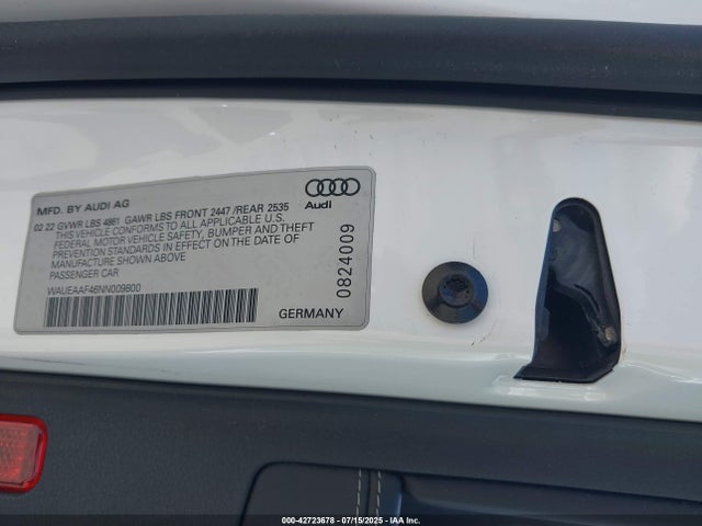 2022 AUDI A4 WAUEAAF46NN009800 Photo 8