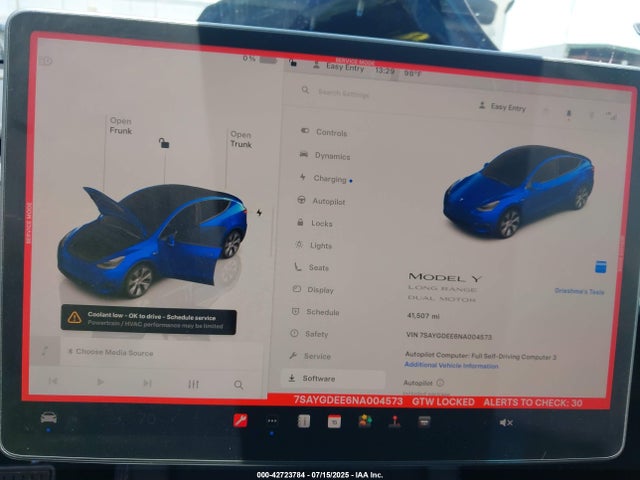 2022 TESLA MODEL Y 7SAYGDEE6NA004573 Photo 6