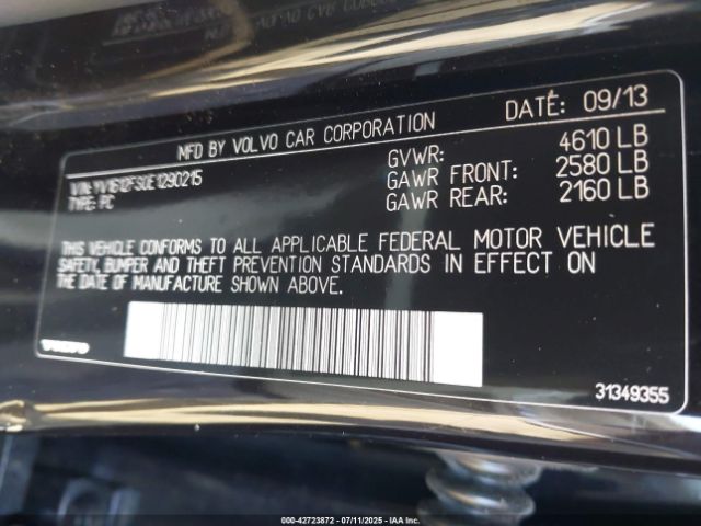 2014 VOLVO S60 YV1612FS0E1290215 Photo 8