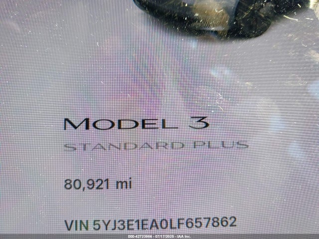 2020 TESLA MODEL 3 5YJ3E1EA0LF657862 Photo 6