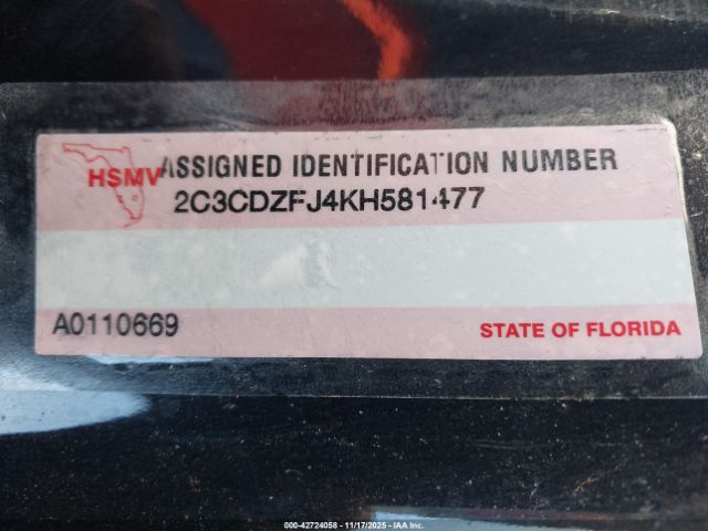 2019 DODGE CHALLENGER 2C3CDZFJ4KH581477 Photo 8