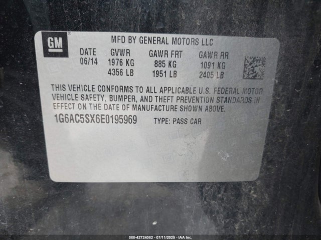 2014 CADILLAC ATS 1G6AC5SX6E0195969 Photo 8
