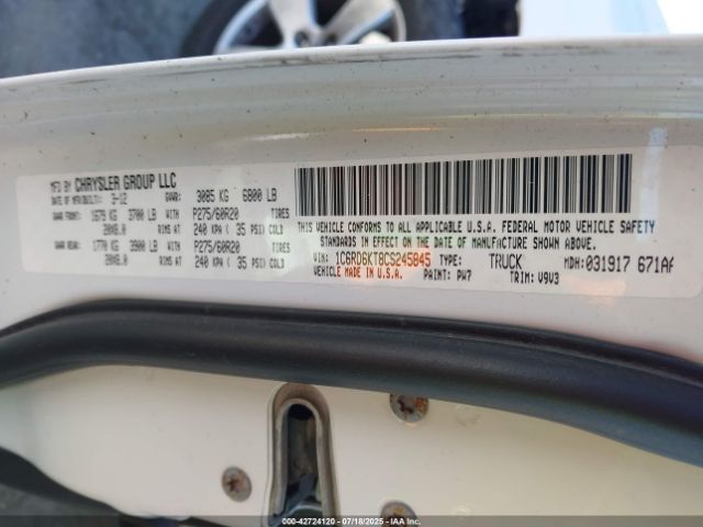 2012 RAM 1500 1C6RD6KT8CS245845 Photo 8