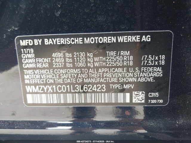 2020 MINI COUNTRYMAN WMZYX1C01L3L62423 Photo 8
