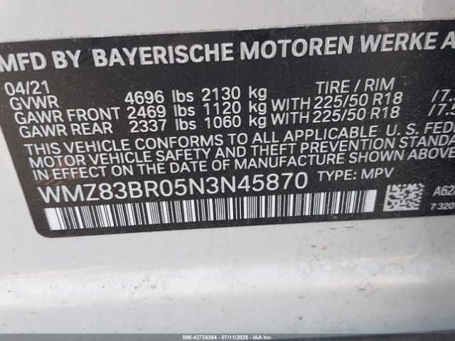 2022 MINI COUNTRYMAN WMZ83BR05N3N45870 Photo 8