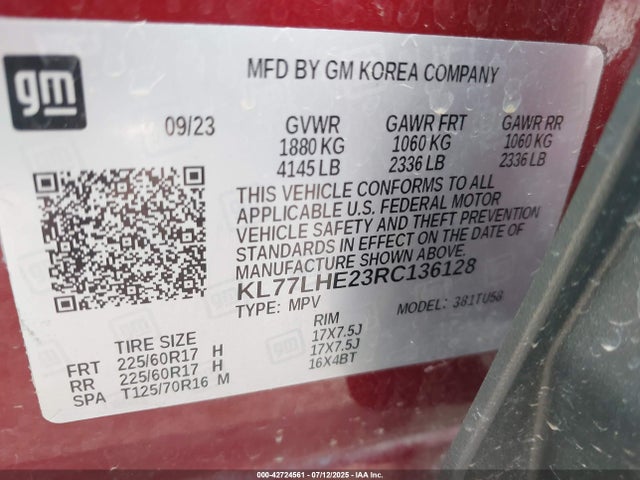 Chevrolet lih 2024 KL77LHE23RC136128 Image 9