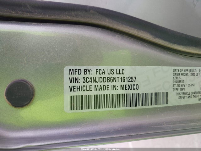 3C4NJDDB6NT161257 Jeep 2022