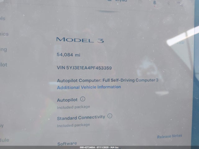 2023 TESLA MODEL 3 5YJ3E1EA4PF453359 Photo 6