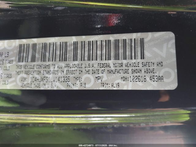 2020 JEEP WRANGLER UNLIMITED 1C4HJXFG1LW141335 Photo 8