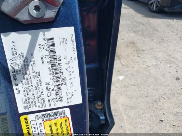 2019 FORD FUSION ENERGI 3FA6P0SU9KR191643 Photo 8