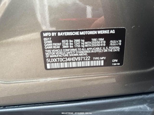 2017 BMW X5 5UXKT0C34H0V97122 Photo 8