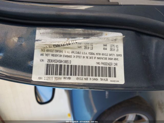 2008 DODGE CHARGER 2B3KA53H58H188513 Photo 8