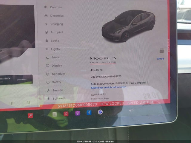 2021 TESLA MODEL 3 5YJ3E1EC0MF995670 Photo 6
