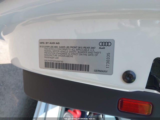 2023 AUDI S5 WAUP4AF55PA058750 Photo 8