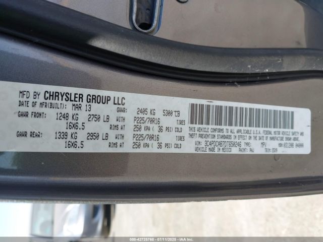 2013 DODGE JOURNEY 3C4PDCAB7DT650246 Photo 8