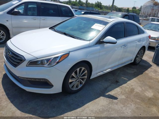 2016 HYUNDAI SONATA 5NPE34AFXGH308913 Photo 1