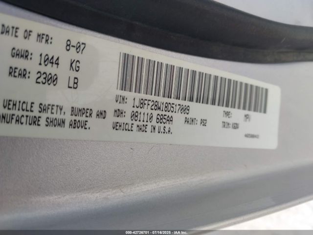2008 JEEP PATRIOT 1J8FF28W18D517009 Photo 8