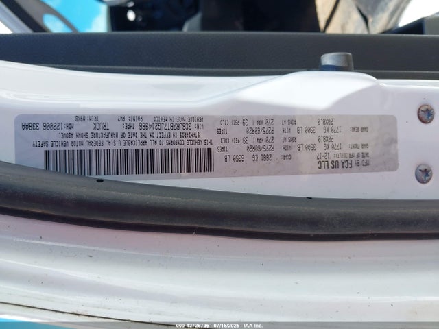 3C6JR7BT7JG214966 RAM 1500