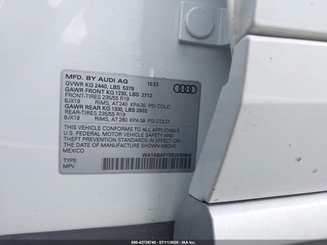 2024 AUDI Q5 WA1ABAFY9R2030840 Photo 8