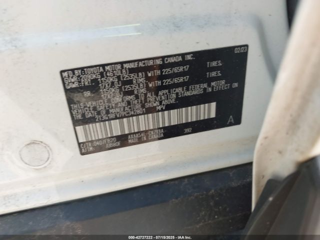 2023 TOYOTA RAV4 2T3G1RFV7PC342801 Photo 8